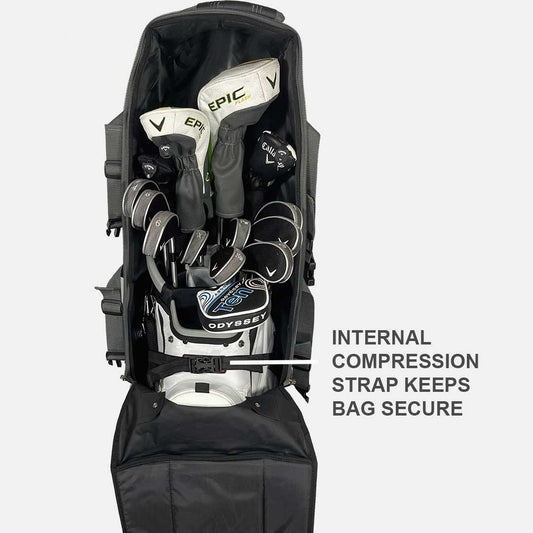 Defender Golf Travel Bag | Custom EVA Mold w/Extra Padding